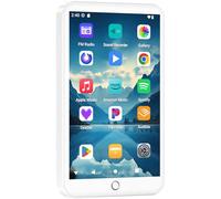 Fanvace 32GB MP3 Players with Bluetooth WiFi, Android 13 MP3 MP4 Players with 4" Touchscreen and Speaker, Spotify Music Player with Audible, Amazon Music, Play Store (White)