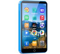 Fanvace Fanvace Android MP3 Players with Bluetooth WiFi, MP3 & MP4 Players with 4" Touchscreen and Speaker, Spotify MP3 Music Player with Audible, Amazon Music, Play Store (16GB, Blue)
