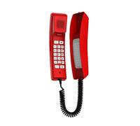 Fanvil H2U V2 Red IP wall phone designed for hotels and public buildings.