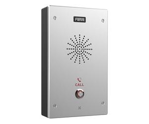 Fanvil I16S SIP Video Intercom; K10 anti-collision; IP65 Waterproof; Anti-tamper Alarm; HD Voice Speech; Built-in 3W Speaker; Audio Line Out Port; Support Built-in TF Card Slot; DC12V-24V/1A