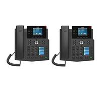 Fanvil IP Phone X4U Gigabit SIP Enterprise Desktop Phone with Dual-Color LCD Display (2-Pack)