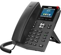 Fanvil X3SG Entry Level VoIP Phone, 2.8-Inch Color Display, 4 SIP Lines, Dual-Port Gigabit Ethernet, Power Adapter Not Included