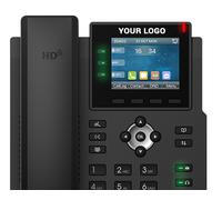 Fanvil X3U IP phone Black 6 lines LCD