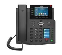 Fanvil X5U téléphone fixe Noir 16 lignes LCD Wifi