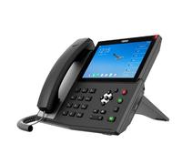 fanvil X7A téléphone fixe Noir 20 lignes LCD Wifi