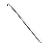 Fanwer 31.5 Extra Long Shoehorn,Stainless Steel Shoe Horn,Long Handle Durable Metal Boot Horn with Hook, Silver, Normal