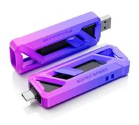 fanxiang 1TB External SSD USB C Stick Up to 2050MB/s Fast External SSD USB C Flash Drive 2-in-1 Dual Port Type C+ USB A 3.2 Gen2x2 Solid State Drive for iPhone 17/Android/Tablet/PC/Mac (FF958)