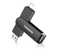 fanxiang External SSD USB Stick 256GB Up to 2050MB/s - FF951 | Fast External SSD USB C Drive 2-in-1 Dual Flash Drive Type C+ USB A 3.2 Gen2 Solid State Drive for iPhone 15/Android/PC/Mac