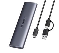 fanxiang Portable SSD 500GB External SSD USB 3.2 Gen 2 External Solid State Drive External Hard Drive Up to 1000 MB/s Type-C SSD for Mobile Smartphones Laptops Business Travel, PS1008