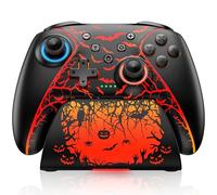 Fanxieast Stylish Wireless Bluetooth Switch 2 Controller with Charging Dock,Programmable 1000mAh Game Controller No Drift No Deadzone,RGB Lightning Pro Controller Compatible with Switch/Lite/OLED