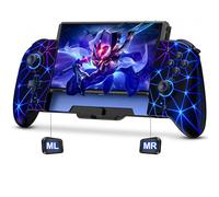 Fanxieast Ultimate Programmable Wireless Switch Controller for Nintendo Switch/OLED,One-Piece Switch Pro Controller with Hall Effect Joystick/Auto Turbo/Vibration/Precise Motion Control/Wake-Up