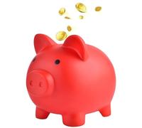 FANXIYA Piggy Banks for Kids, Cute Money Saving Box, Plastic Children's Coin Box, Unbreakable Girls Money Tin, Novelty Small Animal Money Pots