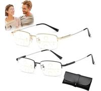 Fanyil Intellireaders, Fanyil Glasses, Intellireaders Progressive Reading Glasses, Smart Zoom Reading Glasses for Men Women Seniors (2 Colors B,1.5 x)
