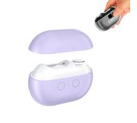 Fanyil/Pubyfun/Glosrity Easyclip Smart Nail Clipper, Nail Trimmer Polisher with LED Light & Clip Storage for Baby Kids Adults Seniors (Purple)