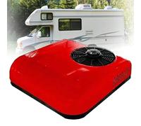 FANYING Car Electric Rv Rooftop Air Conditioner 12v/24v Parking Air Conditioning for Suv Motorhome Truck Van Caravans,Red-12V