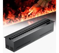 FANYING Water Vapor Electric Fireplace Stove Water Vapor Fireplace Stainless Steel Electric Fireplace 3D Flame, Atomized Fireplace with APP, Suitable for Living Room, Hotel,80cm/31.4in