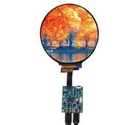 FanyiTek 4" 4 inch 720P Circle LCD Screen,Micro H-D Driver Board,for DIY Smart Display,Round mini Dashboard