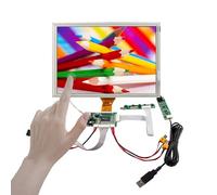 FanyiTek 8" EJ080NA-05A 800X600 TTL LCD Screen with 4-Wire Resistive Touch Panel and VGA 2AV Controller Board 50pins