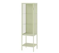 FANYPYX Glass Display Cabinets Curio Display Cabinet With Glass Door Curio Cabinet Collection Display Case Living Room Cabinets Tall Liquor Bookshelf China Cabinet For Living Room,Bathroom,Hallway