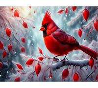 FanZheZhe 11Ct Cross Stitch Kits，Count Counted Stamped Pre Printed Cross Stitch Embroidery Kits for Adults Beginners Starter Advanced Easy Crossstitch Birds On The Branches 11Ct40X50Cm