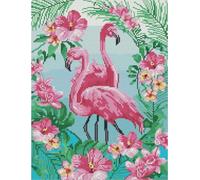 FanZheZhe 11Ct Cross Stitch Kits，Count Counted Stamped Pre Printed Cross Stitch Embroidery Kits for Adults Beginners Starter Advanced Easy Crossstitch Red-Crowned Crane40X50Cm