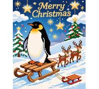 FanZheZhe Embroidery Kit for Beginners, Cross Stitch Kits for Adults, Beginners Embroidery Kit, Embroidery Set, Including Fabric with Prints, Threads, Needles, Maple Forest in Autumn40X50Cm