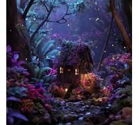 FanZheZhe pre Printed Cross Stitch Kits for Adults Stamped Dream House 11ct40x50cm Suitable for Adult Beginners, Entry-Level and Advanced Simple Cross Stitch Pattern Set Needlework