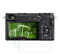 FANZR A6600 Screen Protector Compatible with Sony Alpha A6600 A6400 A6300 A6100 A6000 NEX-7 Camera, 0.3mm 9H Hardness Anti-Scratch Tempered Glass (3 Pack)