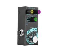 FAPAO Guitar Effects Pedal Digital Reverb Guitar 9 Different Reverb Guitar Effect Pedal Accompaniment Decay/Mix Luminous Control Knobs with True Bypass 6.35mm Input/Output Interface