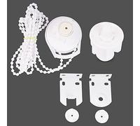 FAPBADRI Roller Blind Component Includes Brackets, Control Unit with Beaded Chain, end Cap of Bottom Rod, Screws & Wallplugs Included, Standard Size - 38mm