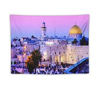 FAPCW Al-aqsa Mosque Landscape Art Tapestry Tapestry Wall Tapestry for Bedroom Home Wall Room Decor 30"x40"