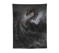 FAPCW Dragon Black And White Tapestry Wall Tapestry Art for Home Decorations Dorm Decor Living Room Tapestry 30"x40"