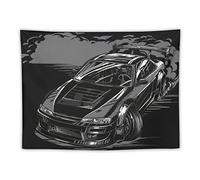 FAPCW Jdm Car Tapestry 200sx Drift Machine Wall Hanging Wall Decor for Dorm Bedroom Home Decor 30"x40"