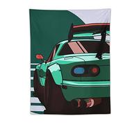 FAPCW Jdm Car Tapestry Miata Wall Hanging Wall Decor for Dorm Bedroom Home Decor 30"x40"