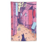 FAPCW Kawaii Cat Cute Japanese Tapestry Decor Wall Cloth Lovely Home Bedroom Decorative HD Print Tapestry 40"x60"