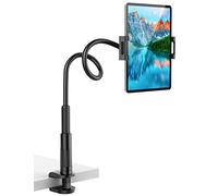 FAPPEN Universal Adjustable Gooseneck Tablet Holder, Flexible Phone Stand for Bed Desk, 360° Rotatable, Compatible with iPad Tablets Smartphones Other 4.7"-12.9" Device
