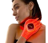 FAQ 221 Wearable Silicone Anti-aging NIR + 7 LED Light Therapy Hand Mask - Luxury Skincare for Lines & Wrinkles - Wireless & Lightweight - Flexible-Fit & Full Coverage - Beauty Skin Care