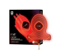 FAQ 221 Wearable Silicone Anti-aging NIR + 7 LED Light Therapy Hand Mask - Luxury Skincare for Lines & Wrinkles - Wireless & Lightweight - Flexible-Fit & Full Coverage - Beauty Skin Care
