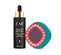 FAQ 301 Scalp Massager & Scalp Recovery & Probiotic Hair Serum Bundle - Head Massager for Hair Growth with Centella & Red Clover - Serum for Thicker, Stronger Hairline - 60 ml