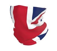 FAQRTIV Adjustable Neck Gaiter British Flag Neck Warmer Headband Neck Gaiter Head Wrap Headgear Face Mask Magic Scarf Bandana For Sports