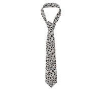 FAQRTIV Men'S Necktie Color Leopard Print Classic Silk Tie Neck Ties Classic Design Satin Print Tie Formal Neckties For Men