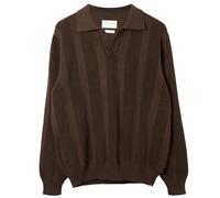 Far Afield Clifford Knitted Polo - Brown S S