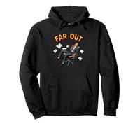 Far and Out Daydreaming Office Worker Motivation Pullover Hoodie