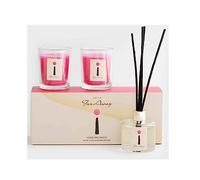 Far Away Home Fragrance Gift Set containing Reed Diffuser and 2 x 70g Candles.