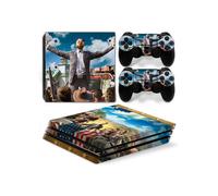(Far Cry) PS4 PRO PVC Stickers for Console + 2 Controllers