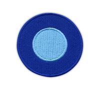Far East Command Roundel - RAF British Royal Air Force - Heat-Activated Adhesive/Iron-on Backing - Embroidered Badge/Patch