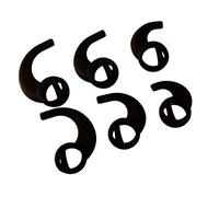 Far End Gear BudLoks Earphone Sport Grips for Apple iPod and Earpod style earbuds - iPhone 3/4/5/6, Black