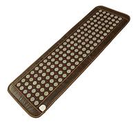 Far Infrared Heating Pad with Jade Crystal, Bio Tourmaline Heat Mat, Smart Controller, Auto Shut Off, Ideal for Back and Full Body Relief