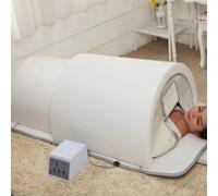 Far Infrared Sauna Dome with Heated Mat, Indoor Sauna Pod, Professional Sauna with Tourmaline and Germanium Stones