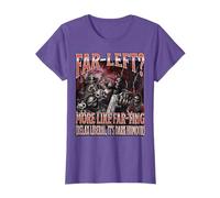 Far Left? More Like Farting Funny Hard Skeleton Meme Bootleg T-Shirt
